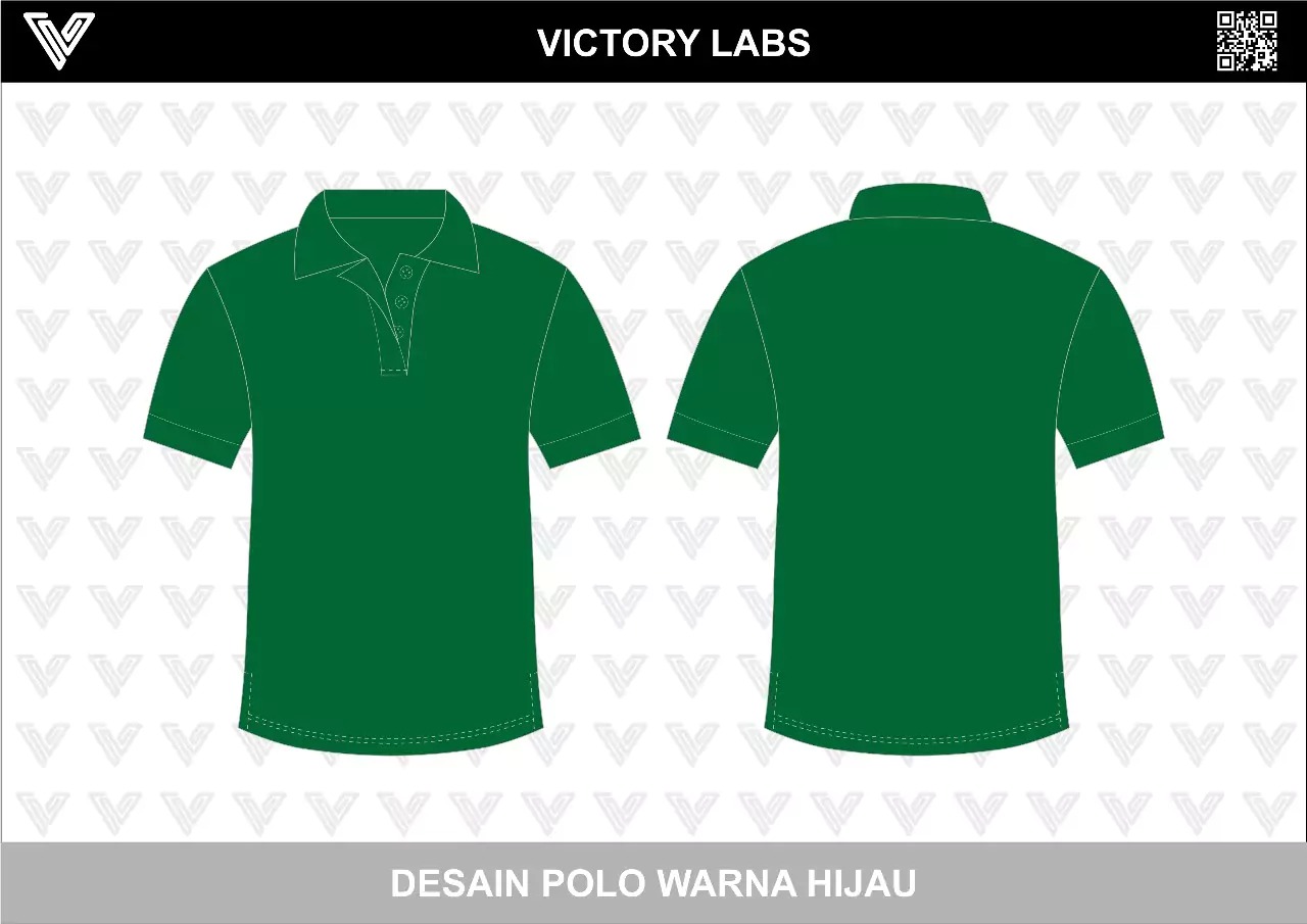 Contoh Gambar Desain Baju Polo Shirt Kaos Kerah Polos Berwarna Hijau Yang Dapat Anda Jadikan Sebagai Inspirasi Dan Referensi.