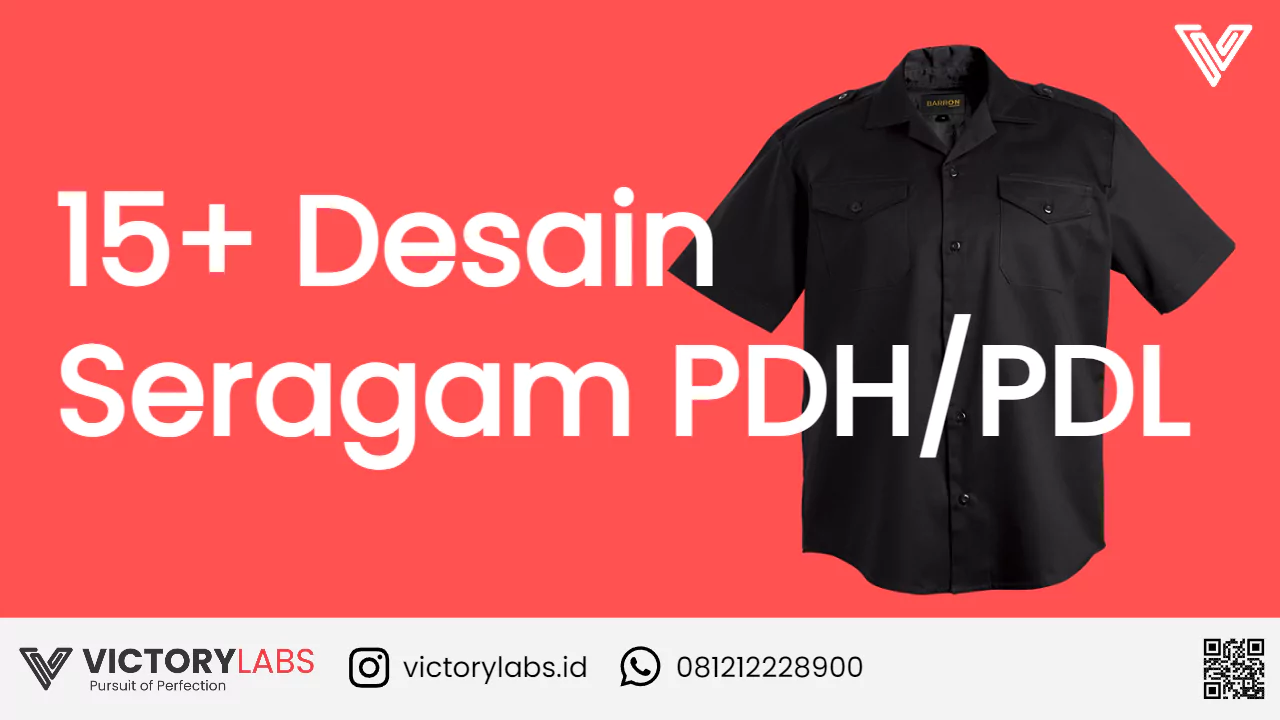 15 Contoh Gambar Desain Baju Seragam Pdh/Pdl Keren, Gratis Template Cdr