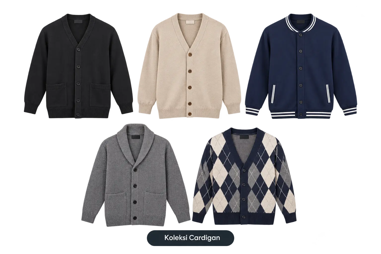 Konveksi Cardigan Bandung untuk Produksi Puluhan hingga Ribuan Pcs